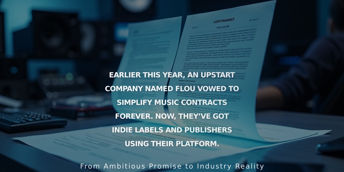 Indie Labels Are Already Using Flou's Game-Changing Music Contract Platform – Here's Why