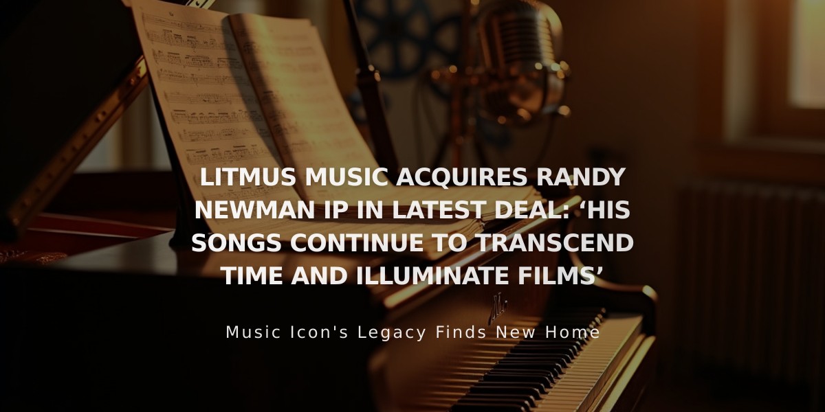 Randy Newman Sells 80% of Music Rights to Litmus Music in Major Catalog Deal