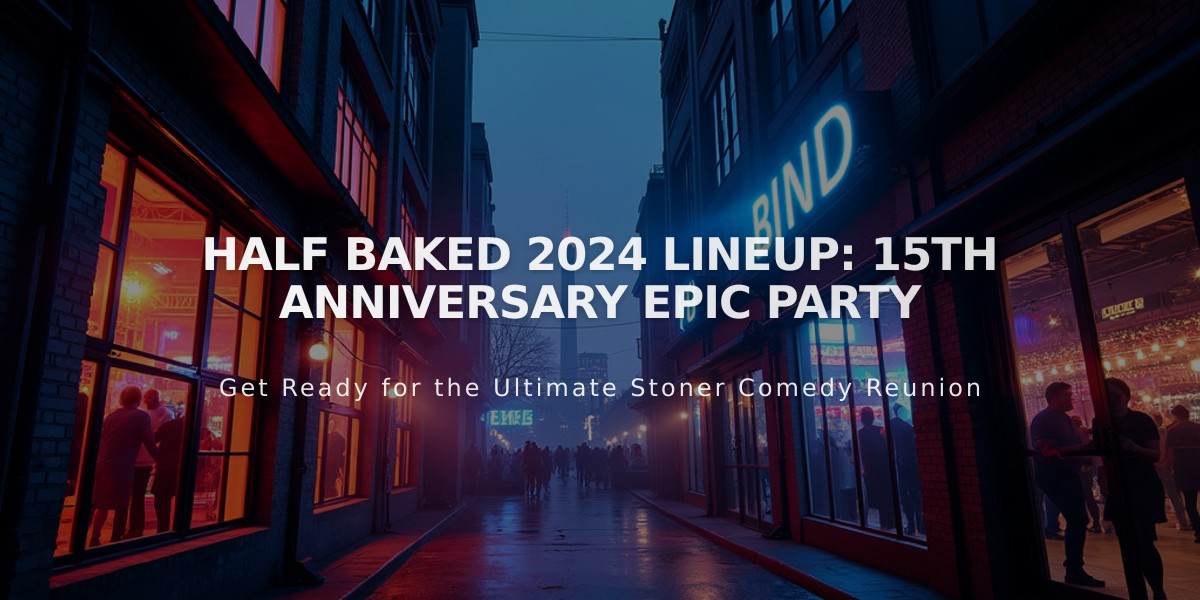 Half Baked Announces Epic 22-Hour Party for 15th Anniversary in London