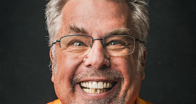 Smiling musician Mojo Nixon