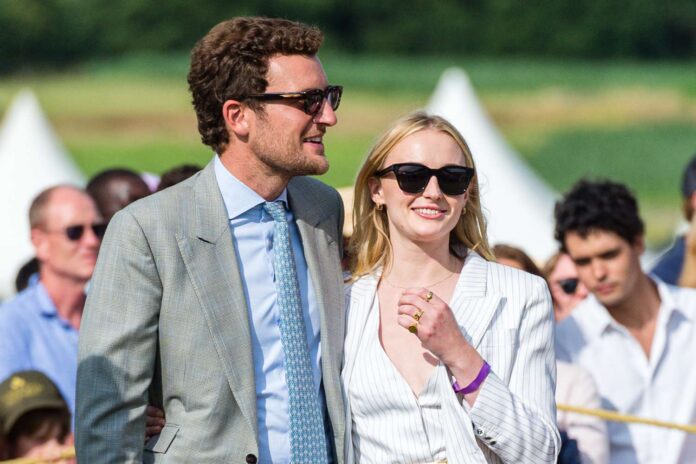 Sophie Turner with boyfriend Peregrine Pearson