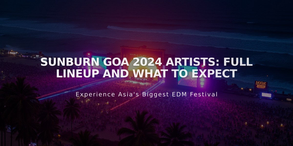 Sunburn Goa 2024: Skrillex, Alesso, and Peggy Gou Lead Underwater-Themed EDM Festival