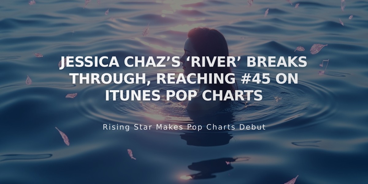 South African-Born Jessica Chaz Makes iTunes Top 50 With 'River'