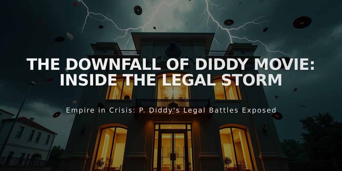 The Fall of an Empire: How Diddy's Music Dynasty Crumbles Under Legal Siege