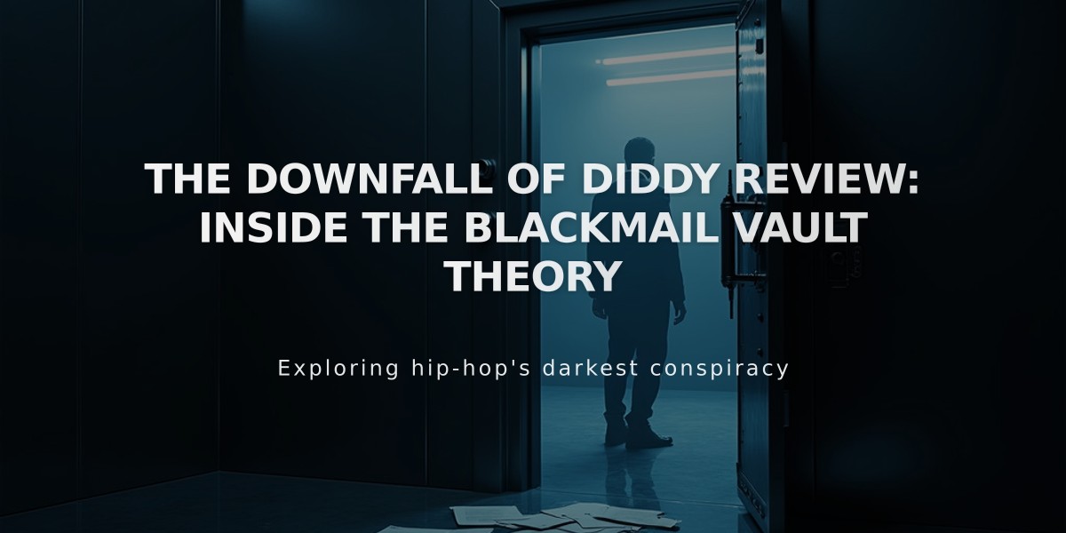 The Diddy Blackmail Vault: How Hollywood's Darkest Secrets May Have Shaped an Empire