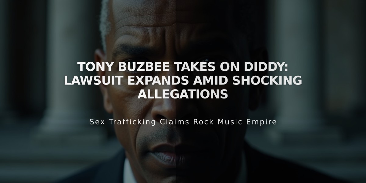 Tony Buzbee to File 120 Lawsuits Against Diddy and Major Industry Figures