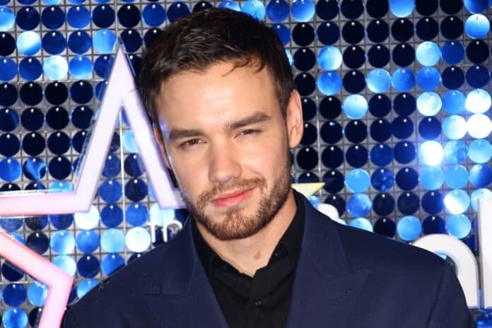 Liam Payne with star backdrop