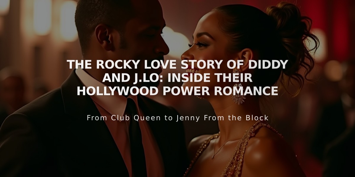 The Rocky Love Story of Diddy and J.Lo: Inside Their Hollywood Power Romance