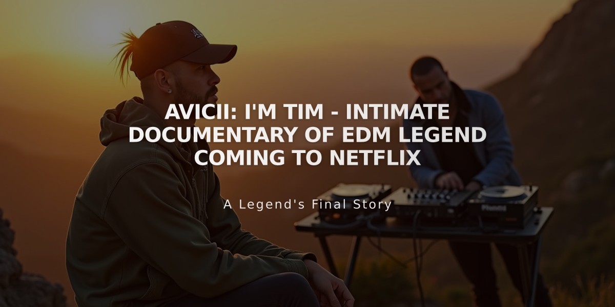 Avicii: I'm Tim - Intimate Documentary of EDM Legend Coming to Netflix