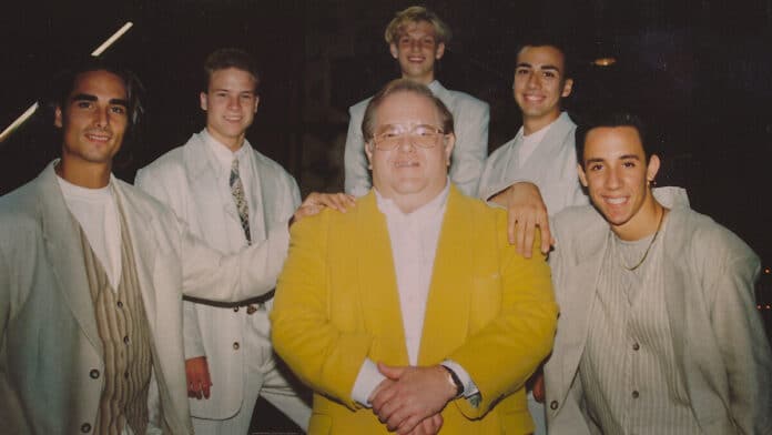 Lou Pearlman with Backstreet Boys, NSYNC