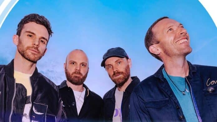 Coldplay band promo image