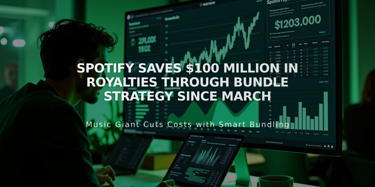 Spotify Saves $100 Million in Royalties Through Bundle Strategy Since March