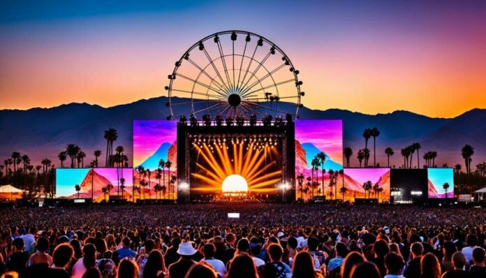 Festival crowd at Coachella