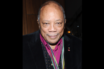 Quincy Jones headshot closeup