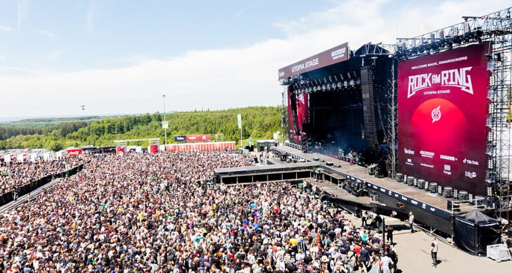 Festival crowd at Rock am Ring