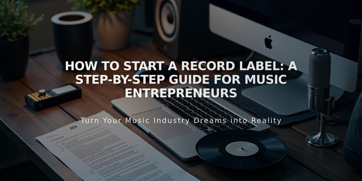 How to Start a Record Label: A Step-by-Step Guide for Music Entrepreneurs