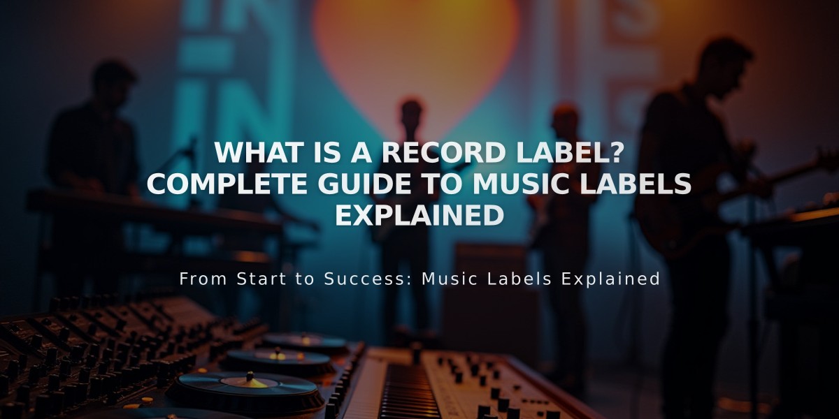 What Is a Record Label? Complete Guide to Music Labels Explained