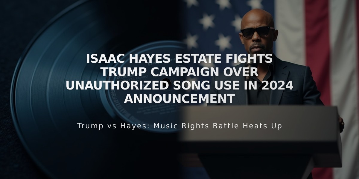 Isaac Hayes Estate Fights Trump Campaign Over Unauthorized Song Use in 2024 Announcement