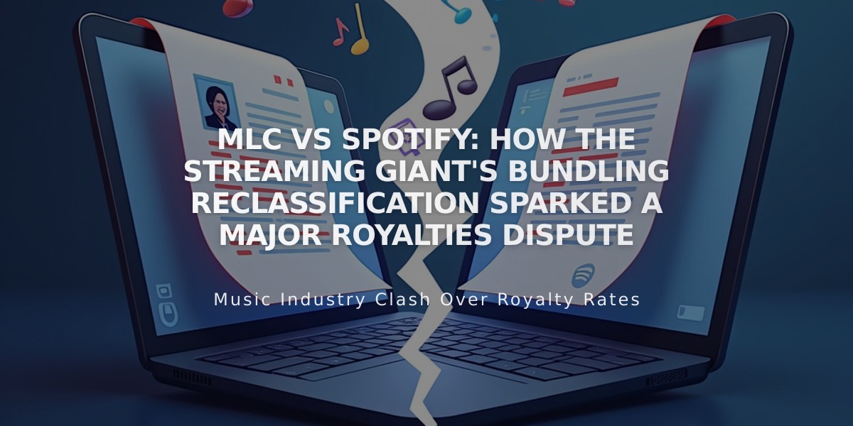 MLC vs Spotify: How the Streaming Giant's Bundling Reclassification Sparked a Major Royalties Dispute