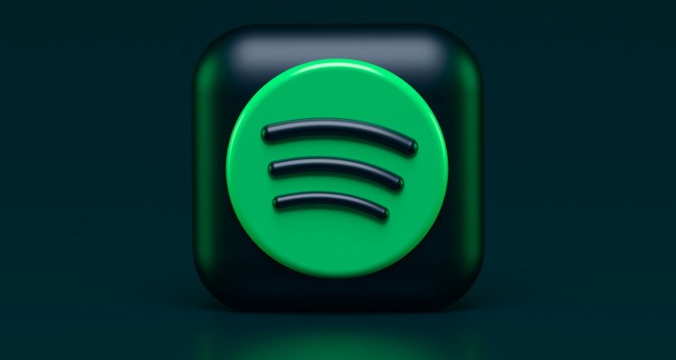 Spotify logo in black