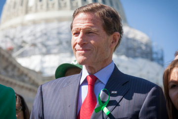 Senator Blumenthal in suit and tie