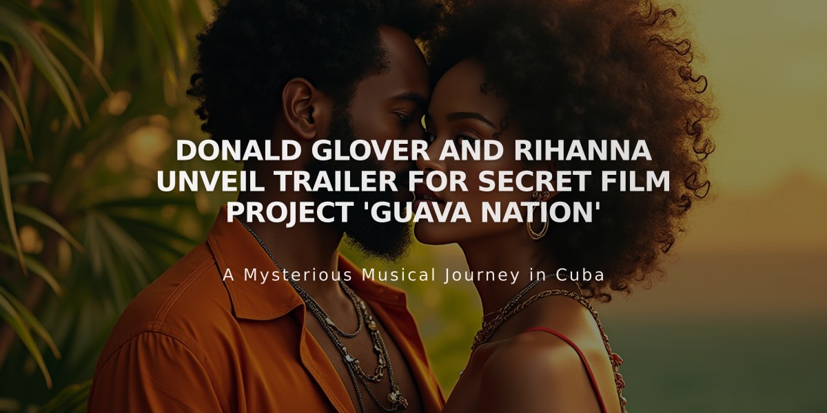 Donald Glover and Rihanna Unveil Trailer for Secret Film Project 'Guava Nation'