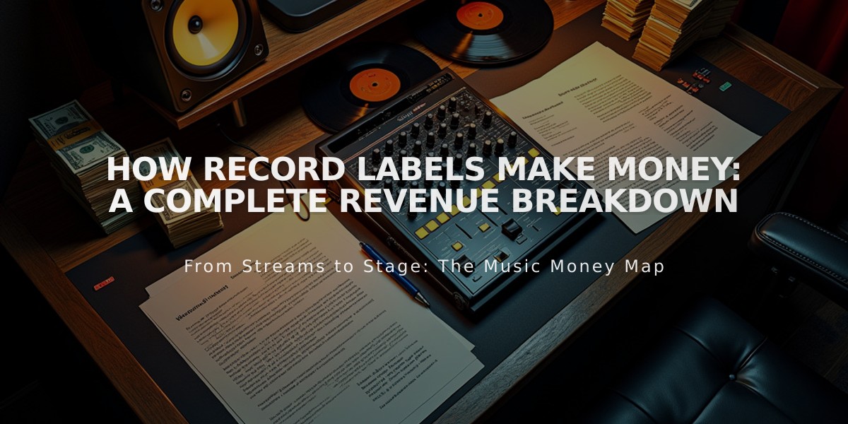 How Record Labels Make Money: A Complete Revenue Breakdown