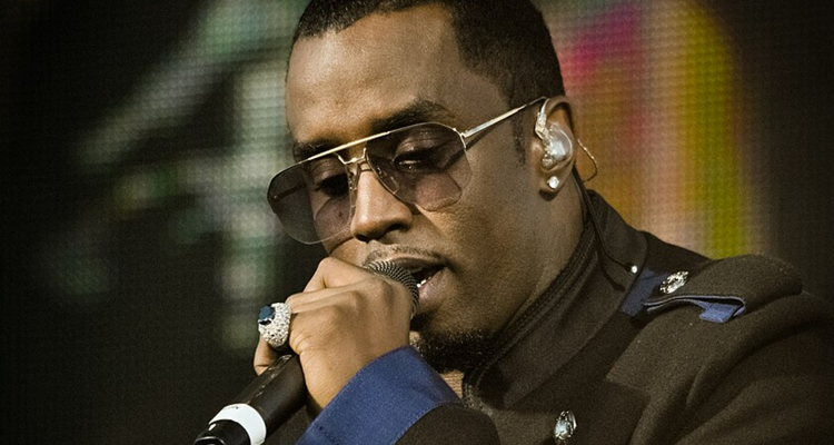 Diddy speaking at business event