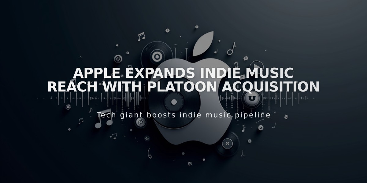 Apple Expands Indie Music Reach with Platoon Acquisition