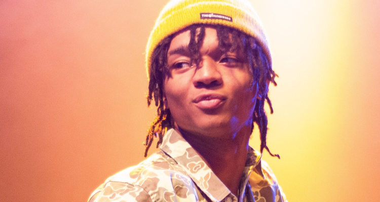 Swae Lee wearing yellow beanie