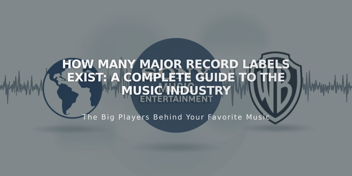 How Many Major Record Labels Exist: A Complete Guide to the Music Industry