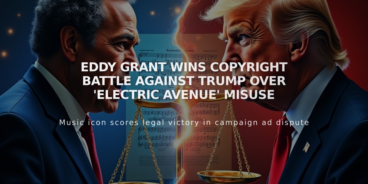 Eddy Grant Wins Copyright Battle Against Trump Over 'Electric Avenue' Misuse