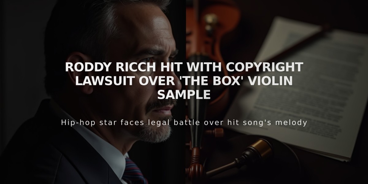 Roddy Ricch Hit With Copyright Lawsuit Over 'The Box' Violin Sample