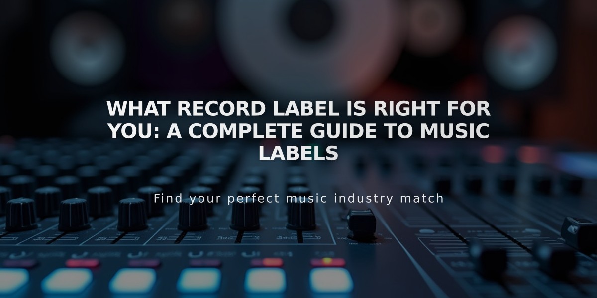 What Record Label Is Right For You: A Complete Guide To Music Labels