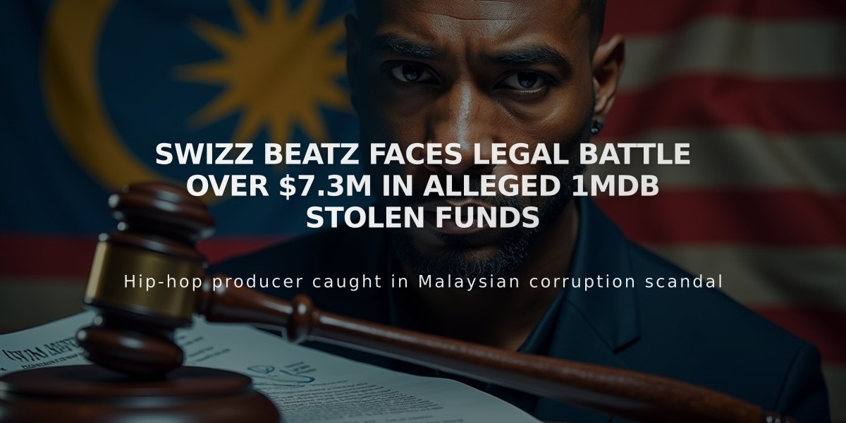 Swizz Beatz Faces Legal Battle Over $7.3M in Alleged 1MDB Stolen Funds