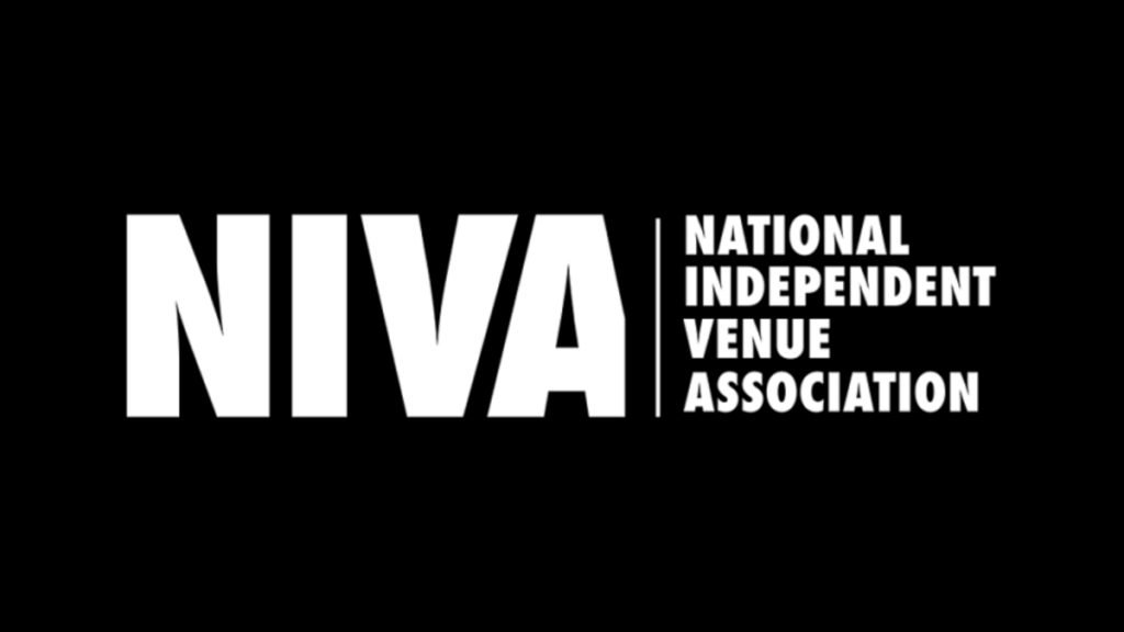 NIVA logo against black backdrop