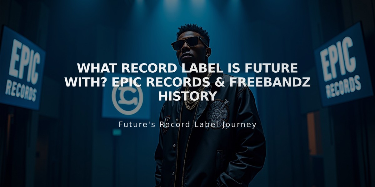 What Record Label Is Future With? Epic Records & Freebandz History