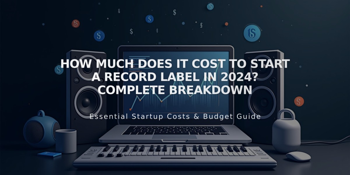 How Much Does It Cost to Start a Record Label in 2024? Complete Breakdown