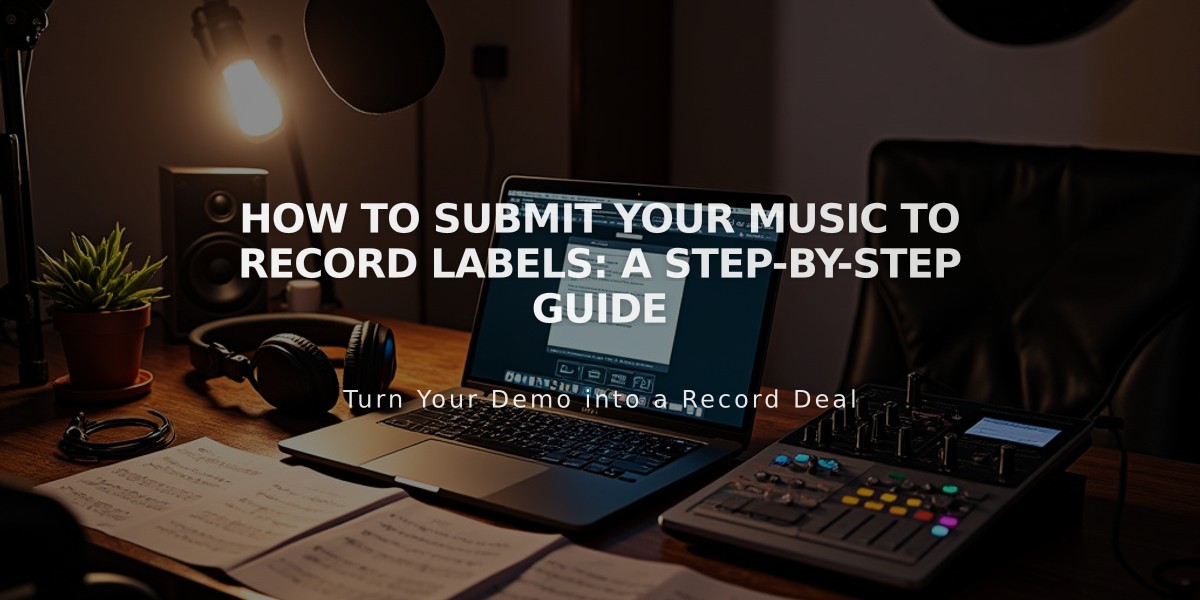 How to Submit Your Music to Record Labels: A Step-by-Step Guide