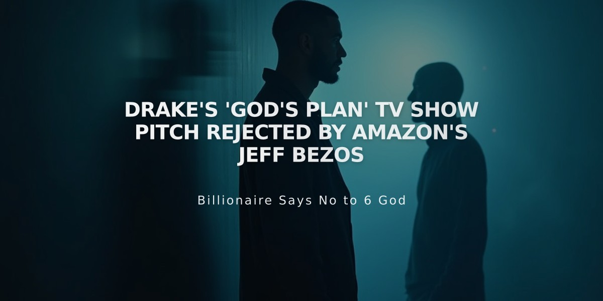 Drake's 'God's Plan' TV Show Pitch Rejected by Amazon's Jeff Bezos