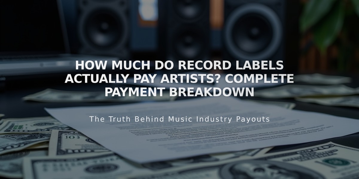 How Much Do Record Labels Actually Pay Artists? Complete Payment Breakdown