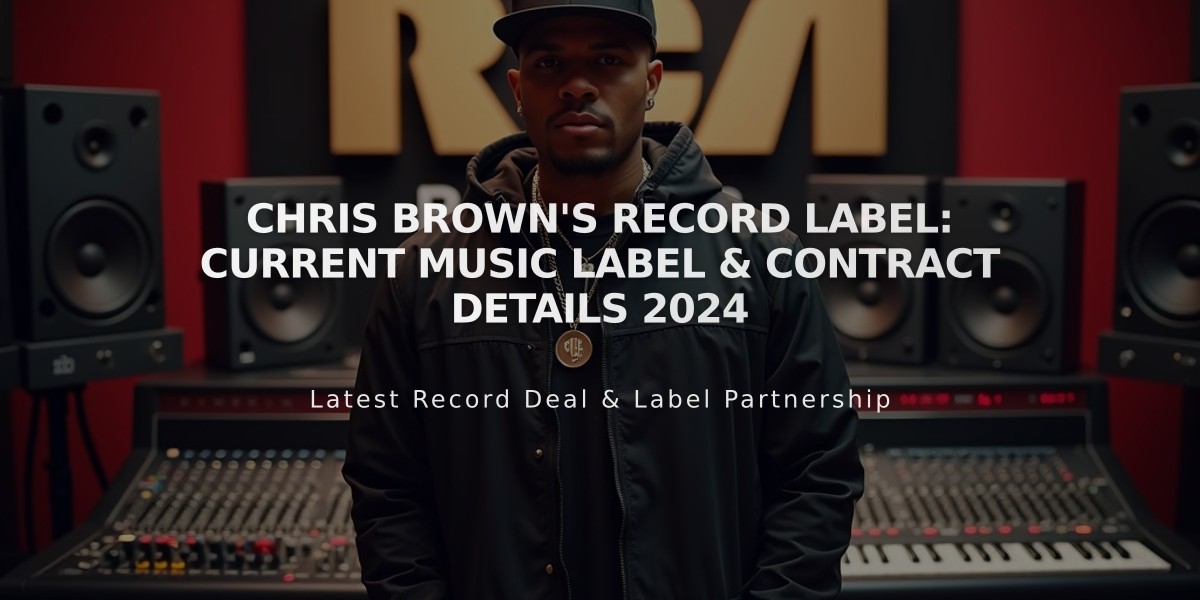 Chris Brown's Record Label: Current Music Label & Contract Details 2024