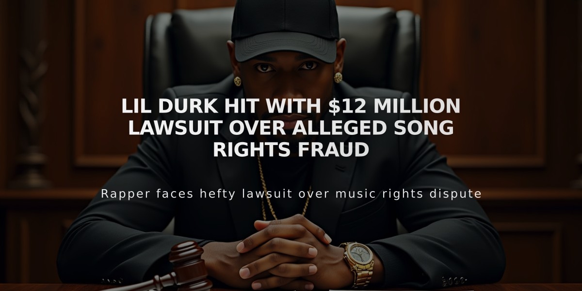 Lil Durk Hit With $12 Million Lawsuit Over Alleged Song Rights Fraud