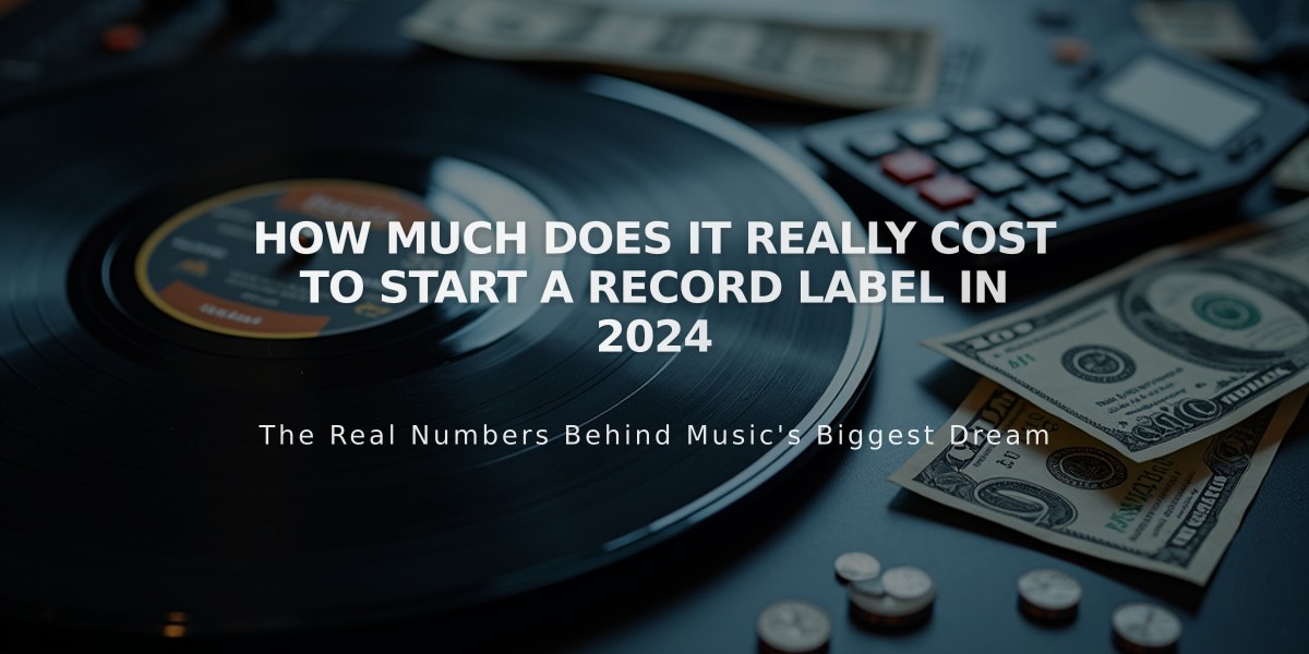 How Much Does It Really Cost to Start a Record Label in 2024