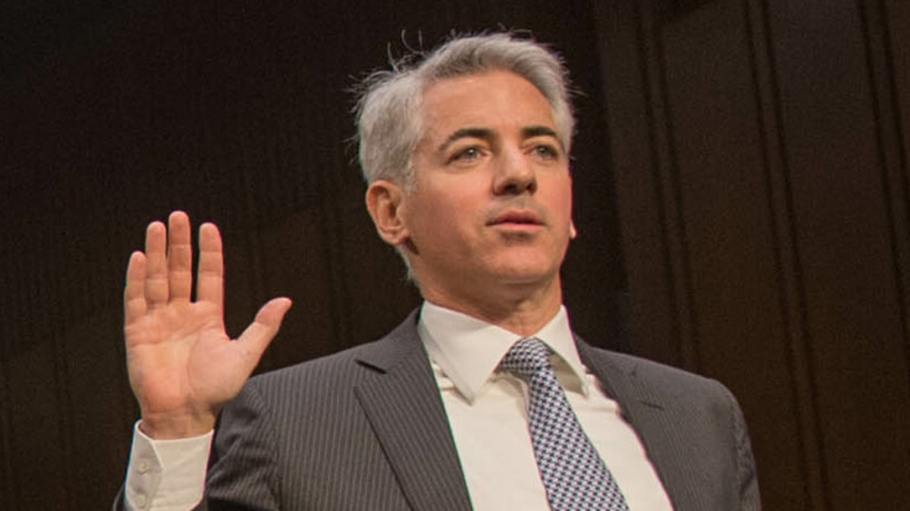 Bill Ackman speaking at Pershing Square