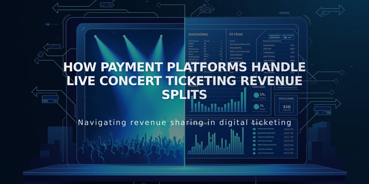 How Payment Platforms Handle Live Concert Ticketing Revenue Splits