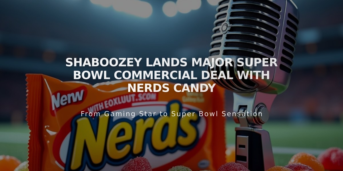 Shaboozey Lands Major Super Bowl Commercial Deal with Nerds Candy