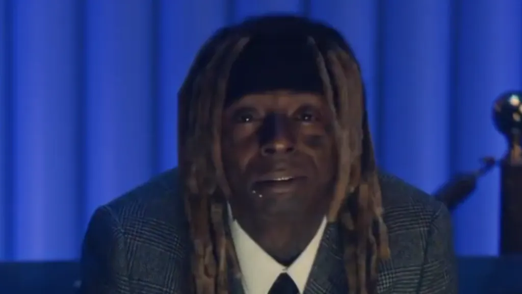 Lil Wayne wears formal attire