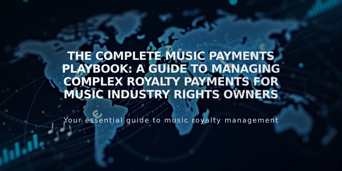 The Complete Music Payments Playbook: A Guide to Managing Complex Royalty Payments for Music Industry Rights Owners