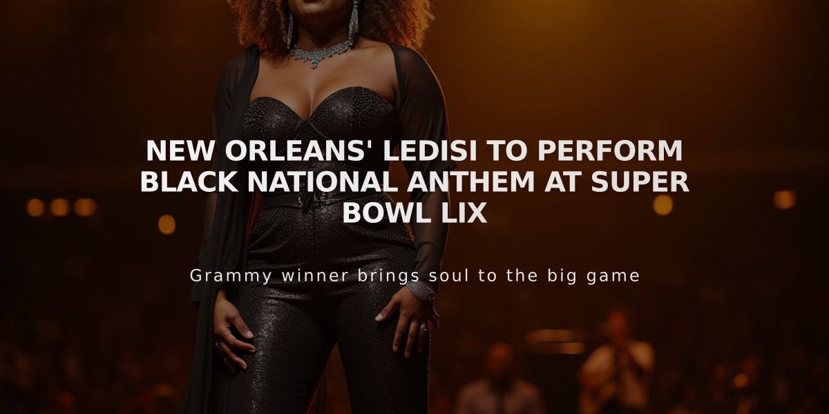 New Orleans' Ledisi to Perform Black National Anthem at Super Bowl LIX